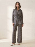 Black & White Gingham Premium Cotton Co-ord Set